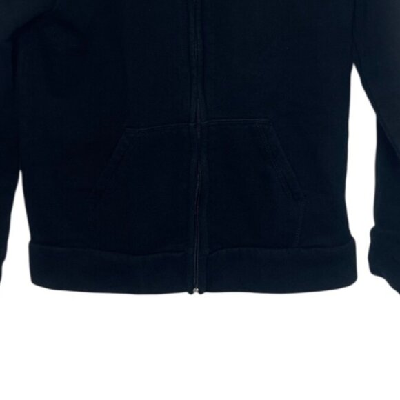 Puma Kids Zip Up Hoodie Sweatshirt Girls Medium 8-10 Black - Picture 4 of 8